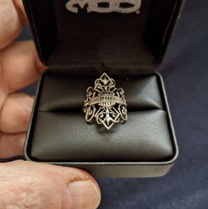 Harley Davidson woman ring